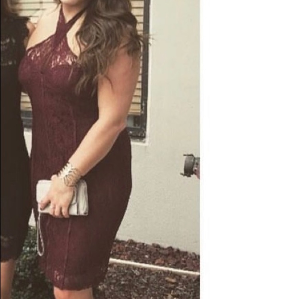 Maroon Dress